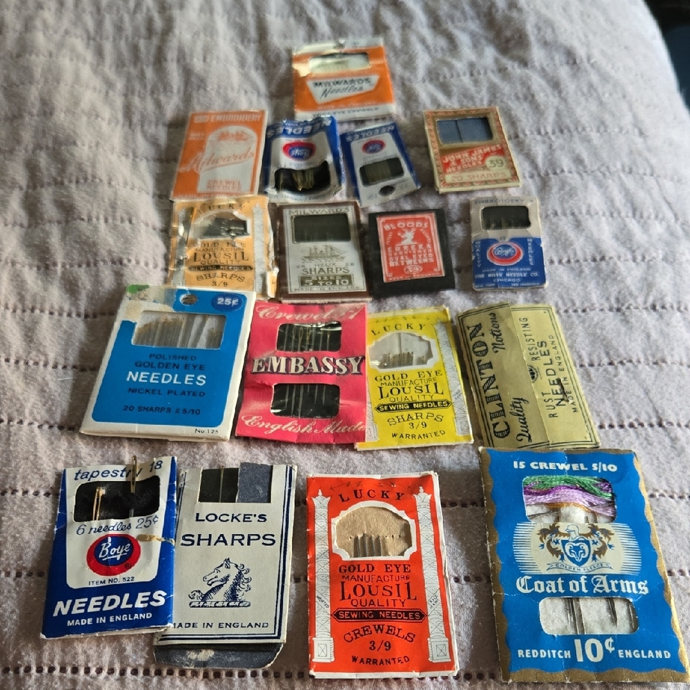 Vintage Needle Pack Collection